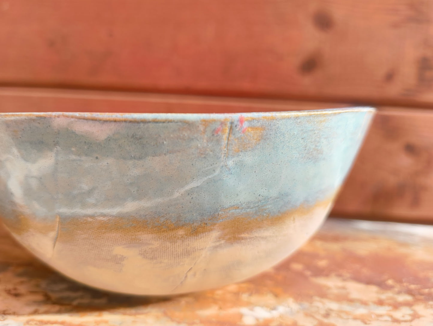 Clara - bowl met roodgroene afwerking