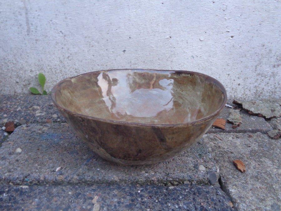 Nand - bowl in chocolademarmering