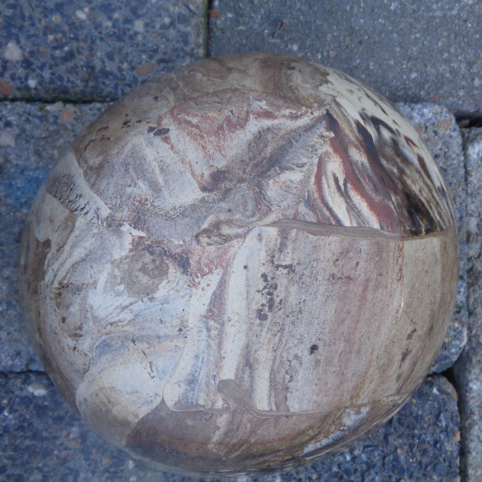 Nand - bowl in chocolademarmering