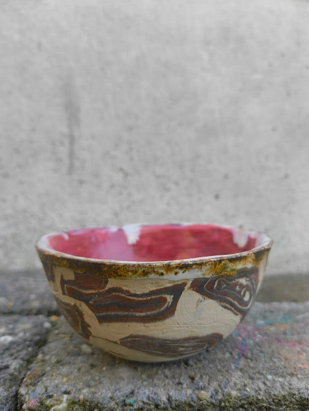 Linde - swirly met een rood hart