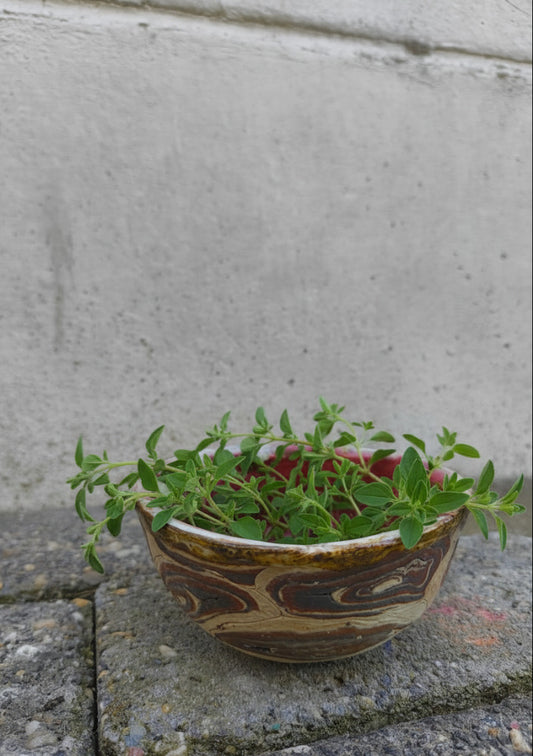 Linde - swirly met een rood hart