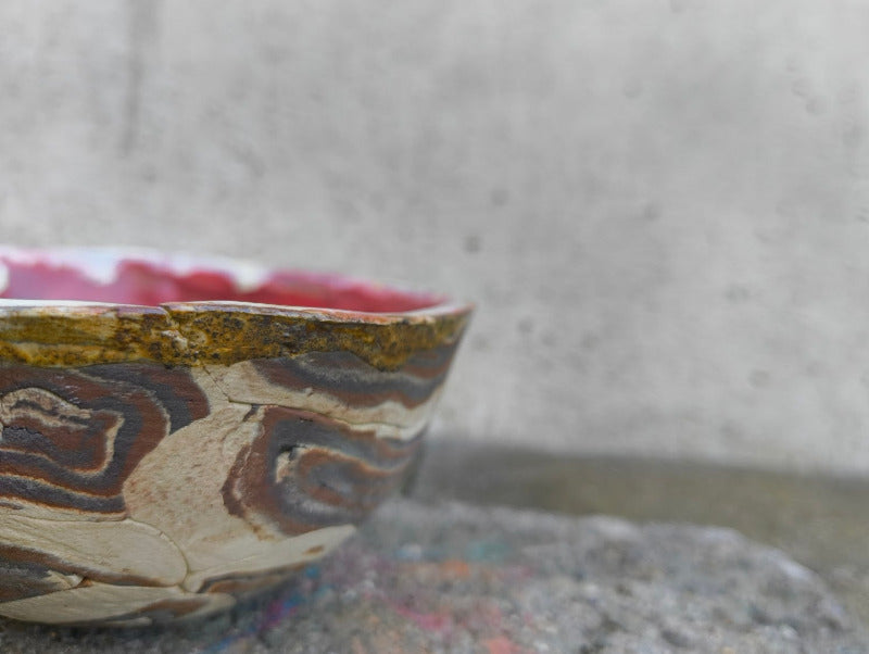 Linde - swirly met een rood hart