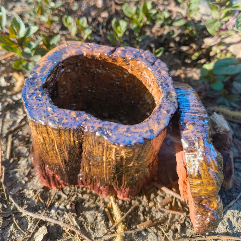 Brutus - zware pot met deksel ...en een glamoureus kantje