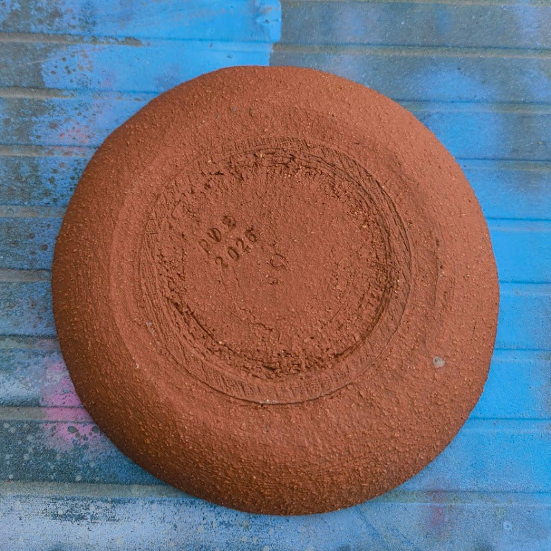 Juan - bronsrood bordje - 15 cm