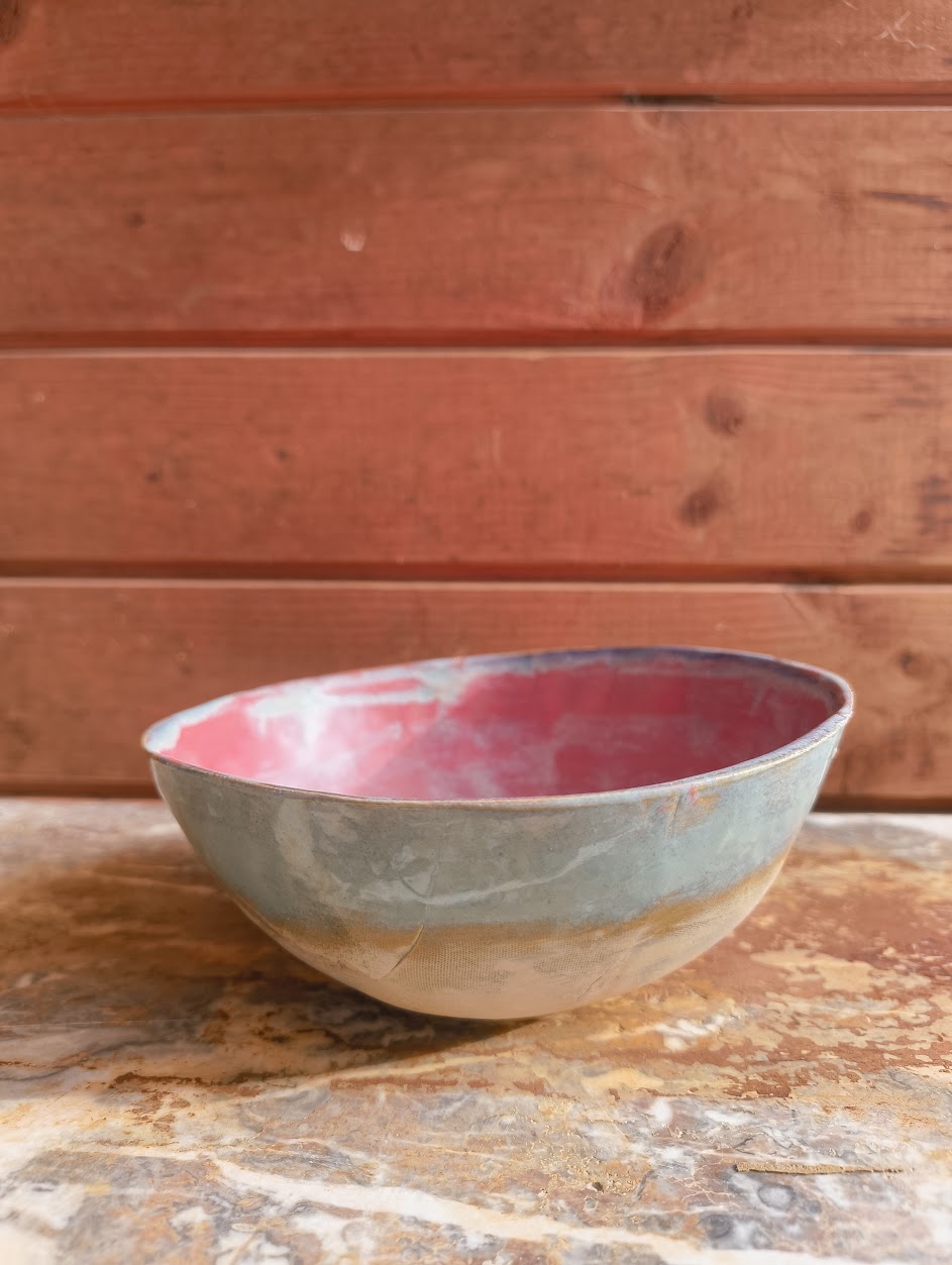 Clara - bowl met roodgroene afwerking