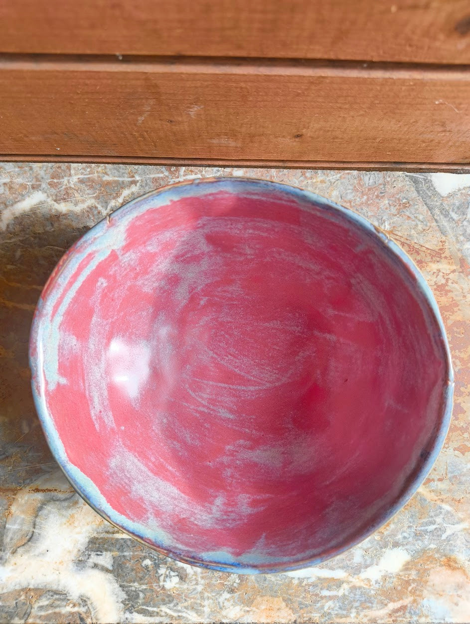 Clara - bowl met roodgroene afwerking